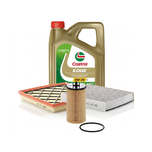 Kit revizie ulei Castrol EDGE 5W-30 LL + filtre Opel Astra J 1.4 LPG 140 CP – MANN