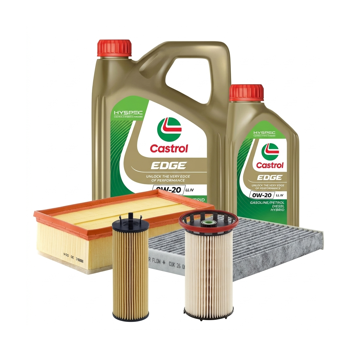 Kit revizie ulei Castrol EDGE 0W-20 LL IV + filtre Skoda Octavia 4 2.0 TDI 150 CP – MANN
