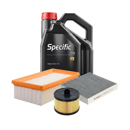 Kit revizie ulei Motul SPECIFIC 17 FE 0W-20 + filtre Dacia Logan 2 1.0 LPG 101 CP – Bosch