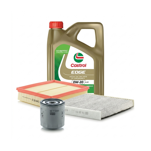 Kit revizie ulei Castrol EDGE 0W-20 LL IV + filtre Skoda Octavia 4 1.0 TSI 110 CP – MANN
