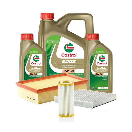 Kit revizie ulei Castrol EDGE 0W-30 + filtre VW Tiguan AD1/AX1 2.0 TSI R 4motion 320 CP – MANN