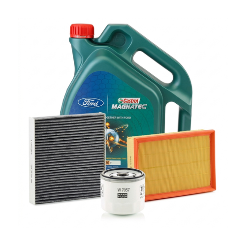 Kit revizie ulei Castrol Ford Magnatec D 0W-30 + filtre Ford Kuga 3 1.5 Ecoboost 150 CP – MANN