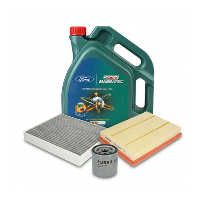 Kit revizie ulei Castrol Ford Magnatec D 0W-30 + filtre Ford Kuga 3 1.5 Ecoboost 150 CP – PURRO