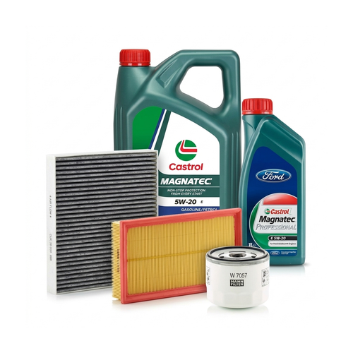 Kit revizie ulei Castrol Magnatec Professional Ford 5W-20 + filtre Ford Kuga 3 1.5 EcoBoost 183 CP – MANN