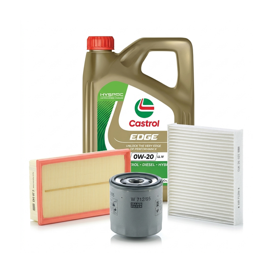 Kit revizie ulei Castrol EDGE 0W-20 LL IV + filtre Skoda Fabia 4 1.0 MPI 65 CP – MANN