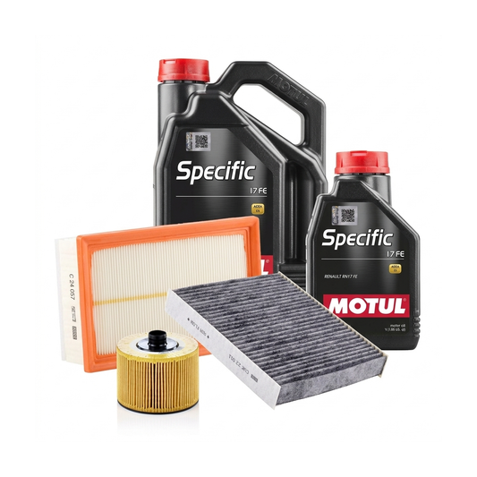 Kit revizie ulei Motul SPECIFIC 17 FE 0W-20 + filtre Renault Clio 5 B7 1.3 TCe 140 CP – MANN