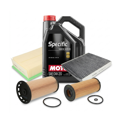 Kit revizie ulei Motul SPECIFIC 508 00 509 00 0W-20 + filtre VW Golf 8 2.0 TDI 4motion 150 CP – PURRO