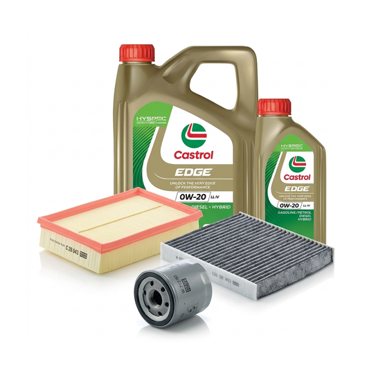 Kit revizie ulei Castrol EDGE 0W-20 LL IV + filtre Skoda Fabia 4 1.5 TSI 150 CP – MANN
