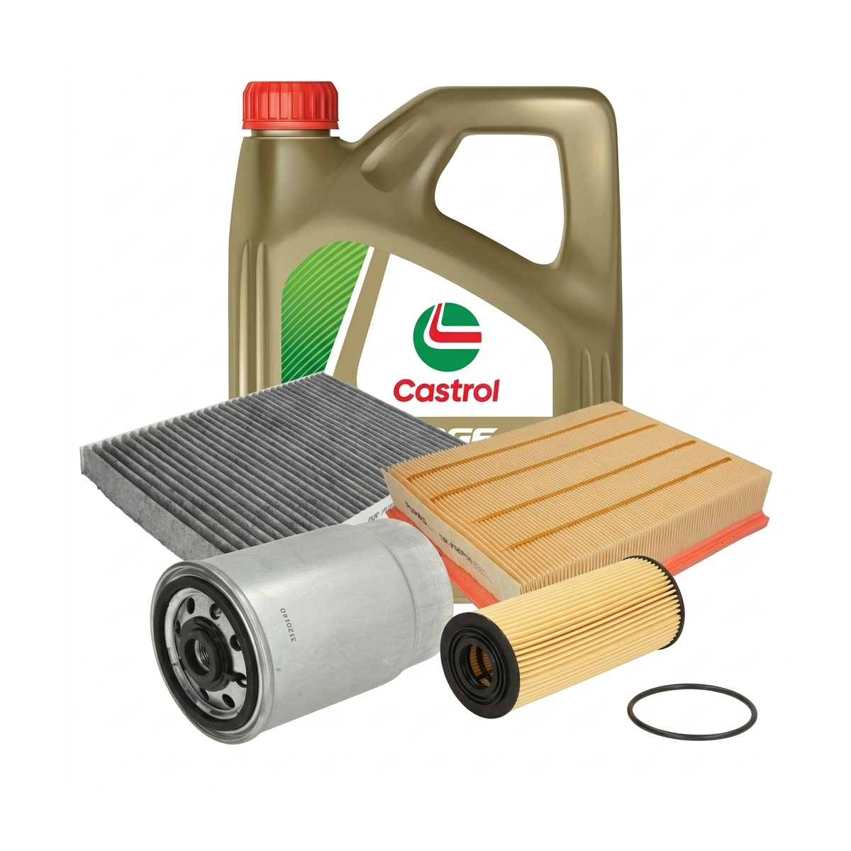 Kit revizie ulei Castrol EDGE 5W-40 + filtre VW Passat B5.5 1.9 TDI 130 CP – PURRO