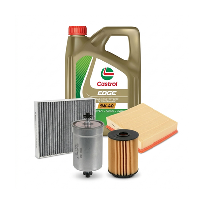 Kit revizie ulei Castrol EDGE 5W-40 + filtre VW Passat B5.5 2.3 V5 170 CP – Bosch
