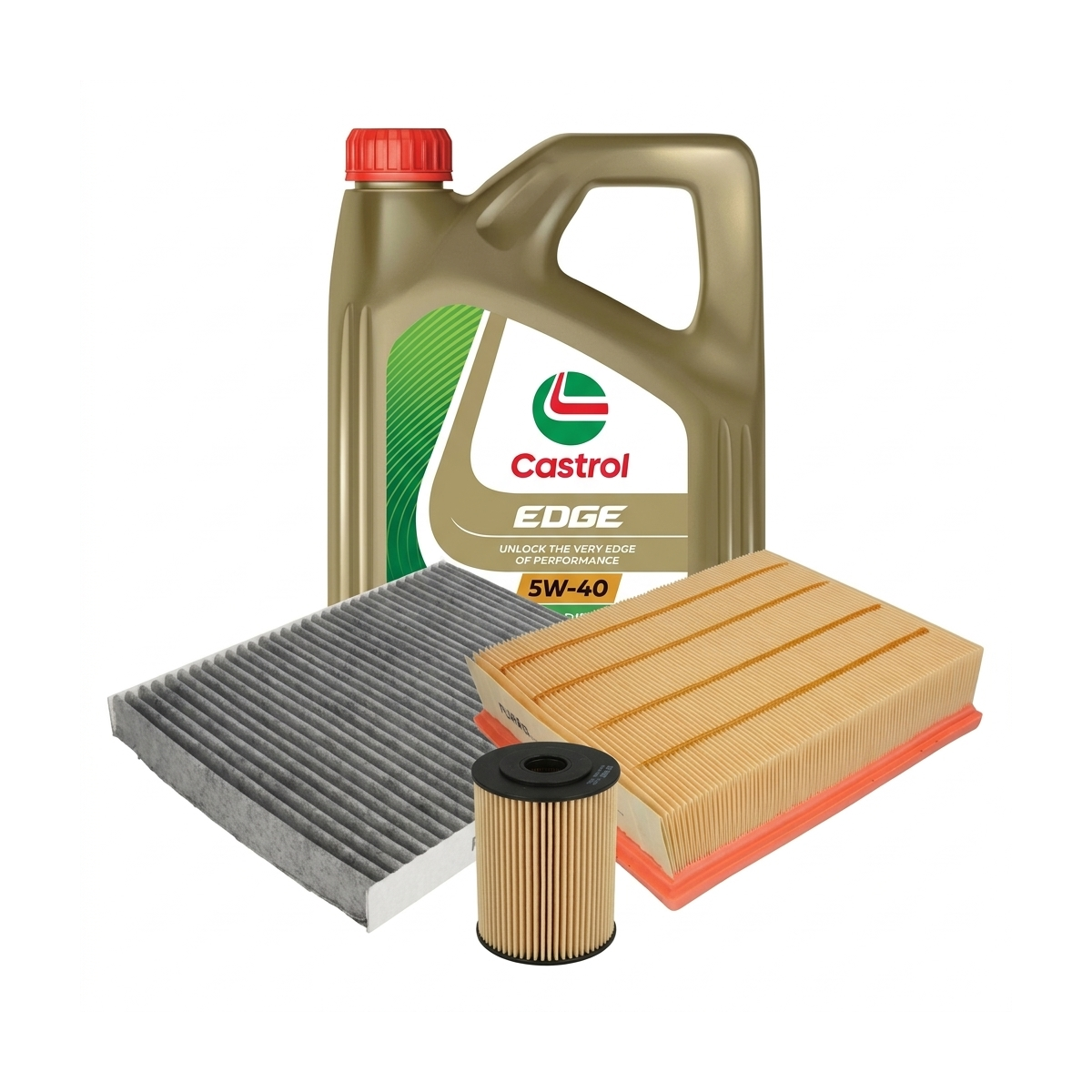Kit revizie ulei Castrol EDGE 5W-40 + filtre VW Passat B5.5 2.3 V5 170 CP – PURRO