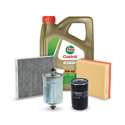 Kit revizie ulei Castrol EDGE 5W-40 + filtre VW Passat B5.5 2.0 115 CP – Bosch