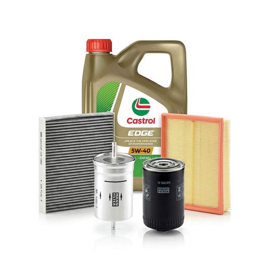 Kit revizie ulei Castrol EDGE 5W-40 + filtre VW Passat B5.5 1.8 T 20V 150 CP – MANN