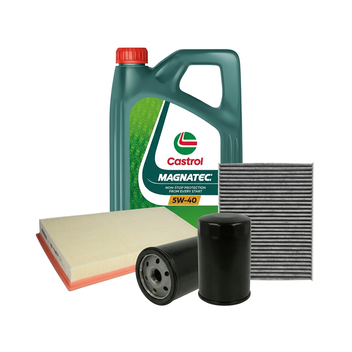 Kit revizie ulei Castrol MAGNATEC 5W-40 A3/B4 + filtre VW Golf 4 1.6 102 CP – PURRO