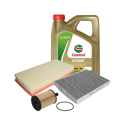 Kit revizie ulei Castrol EDGE 5W-30 LL + filtre VW Golf 4 2.3 V5 170 CP – PURRO