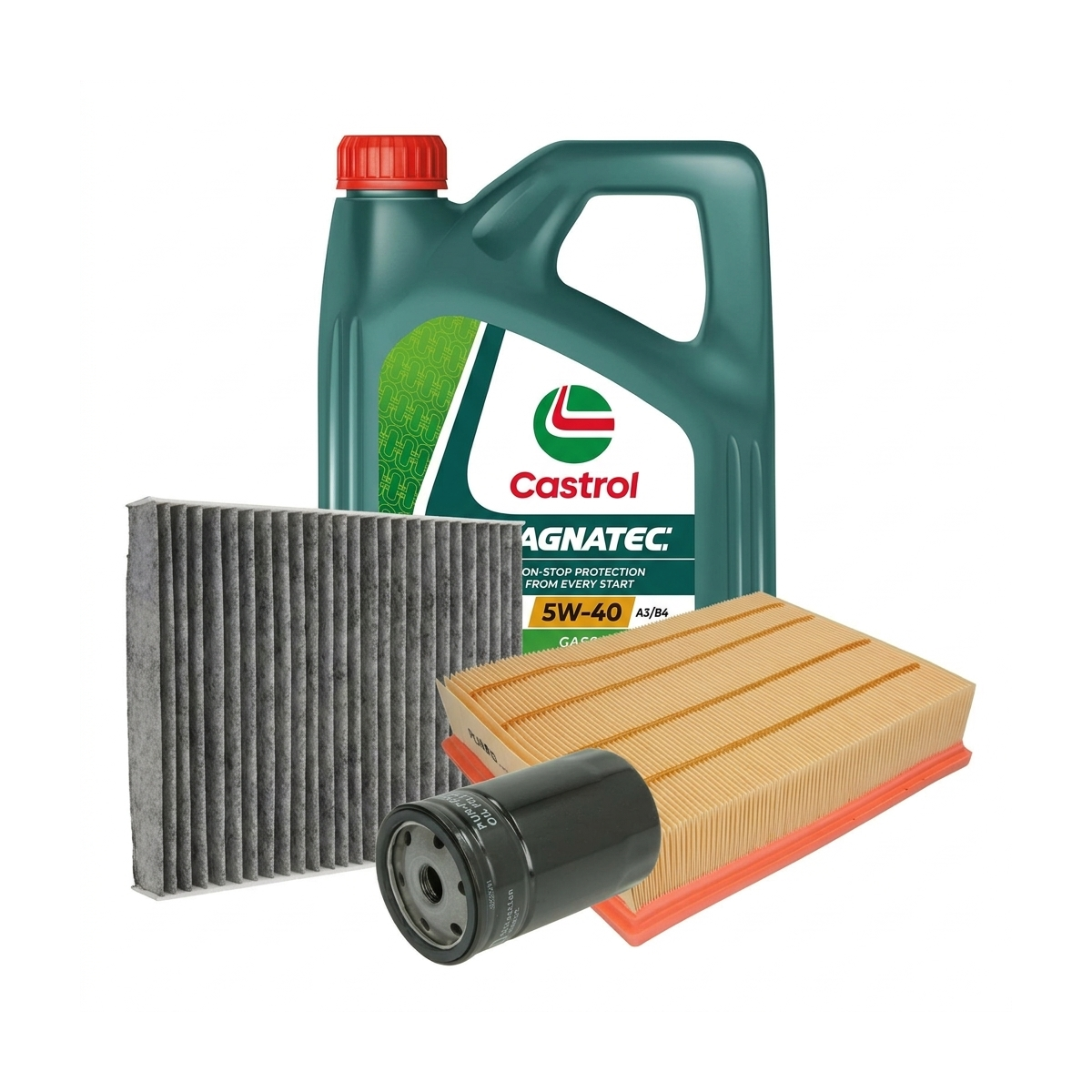 Kit revizie ulei Castrol MAGNATEC 5W-40 A3/B4 + filtre VW Passat B5.5 2.0 4motion 115 CP – PURRO