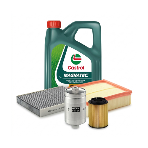 Kit revizie ulei Castrol MAGNATEC 5W-40 A3/B4 + filtre VW Passat B5.5 2.3 V5 4motion 170 CP – MANN