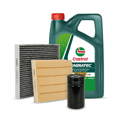 Kit revizie ulei Castrol MAGNATEC 5W-40 + filtre VW Passat B5.5 2.0 130 CP – PURRO