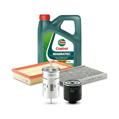 Kit revizie ulei Castrol MAGNATEC 5W-40 + filtre VW Golf 4 1.6 FSI 110 CP – MANN