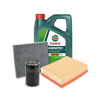 Kit revizie ulei Castrol MAGNATEC 5W-40 A3/B4 + filtre VW Passat B5.5 1.8 T 170 CP – Bosch