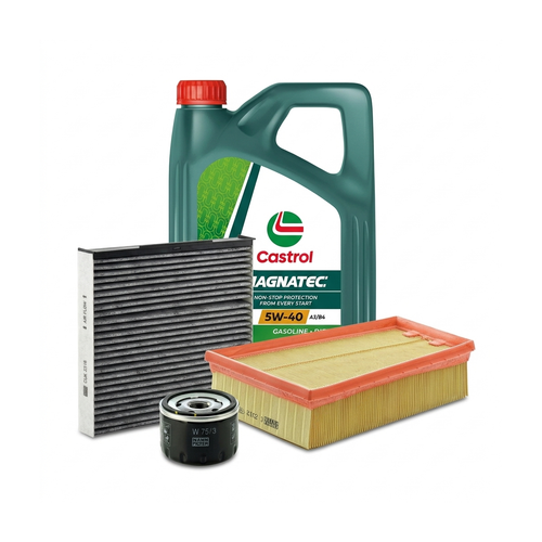 Kit revizie ulei Castrol MAGNATEC 5W-40 A3/B4 + filtre Renault Megane 2 1.6 16V 113 CP – MANN