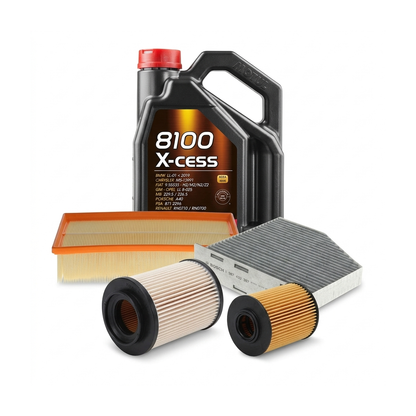 Kit revizie ulei Motul 8100 X-CESS 5W-40 + filtre VW Touran 1T1/1T2 1.9 TDI 105 CP – Bosch