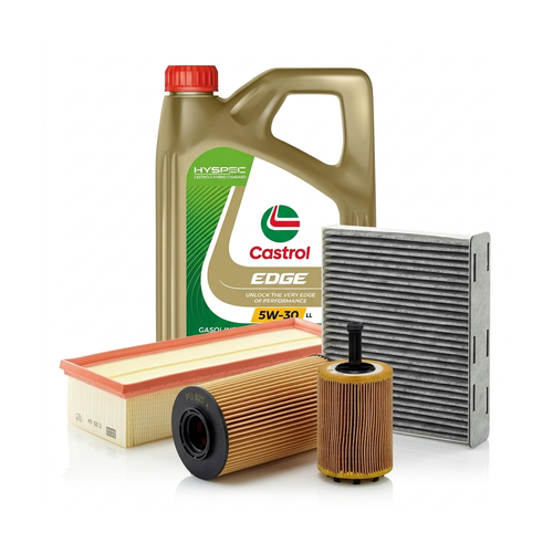 Kit revizie ulei Castrol EDGE 5W-30 LL + filtre VW Touran 1T1/1T2 2.0 TDI 16V 140 CP – MANN