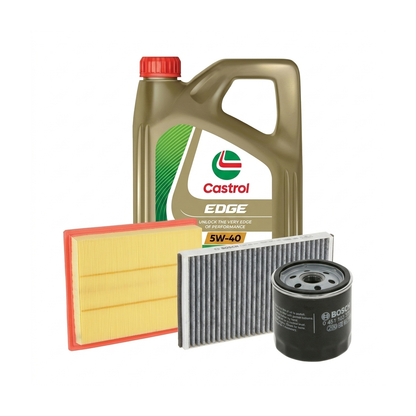 Kit revizie ulei Castrol EDGE 5W-40 + filtre Opel Astra H 1.6 – Bosch