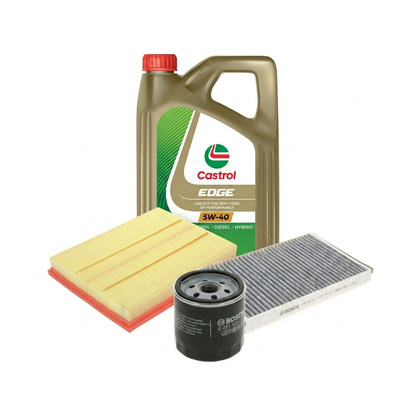 Kit revizie ulei Castrol EDGE 5W-40 + filtre Opel Astra H 1.8 125 CP – Bosch