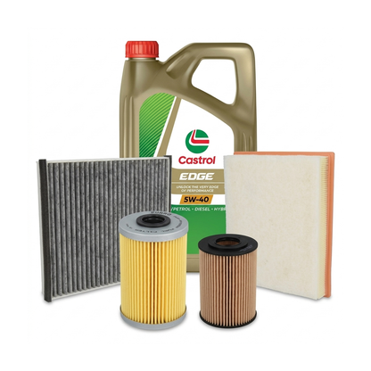 Kit revizie ulei Castrol EDGE 5W-40 + filtre Opel Astra H 1.7 CDTI 80 CP – PURRO