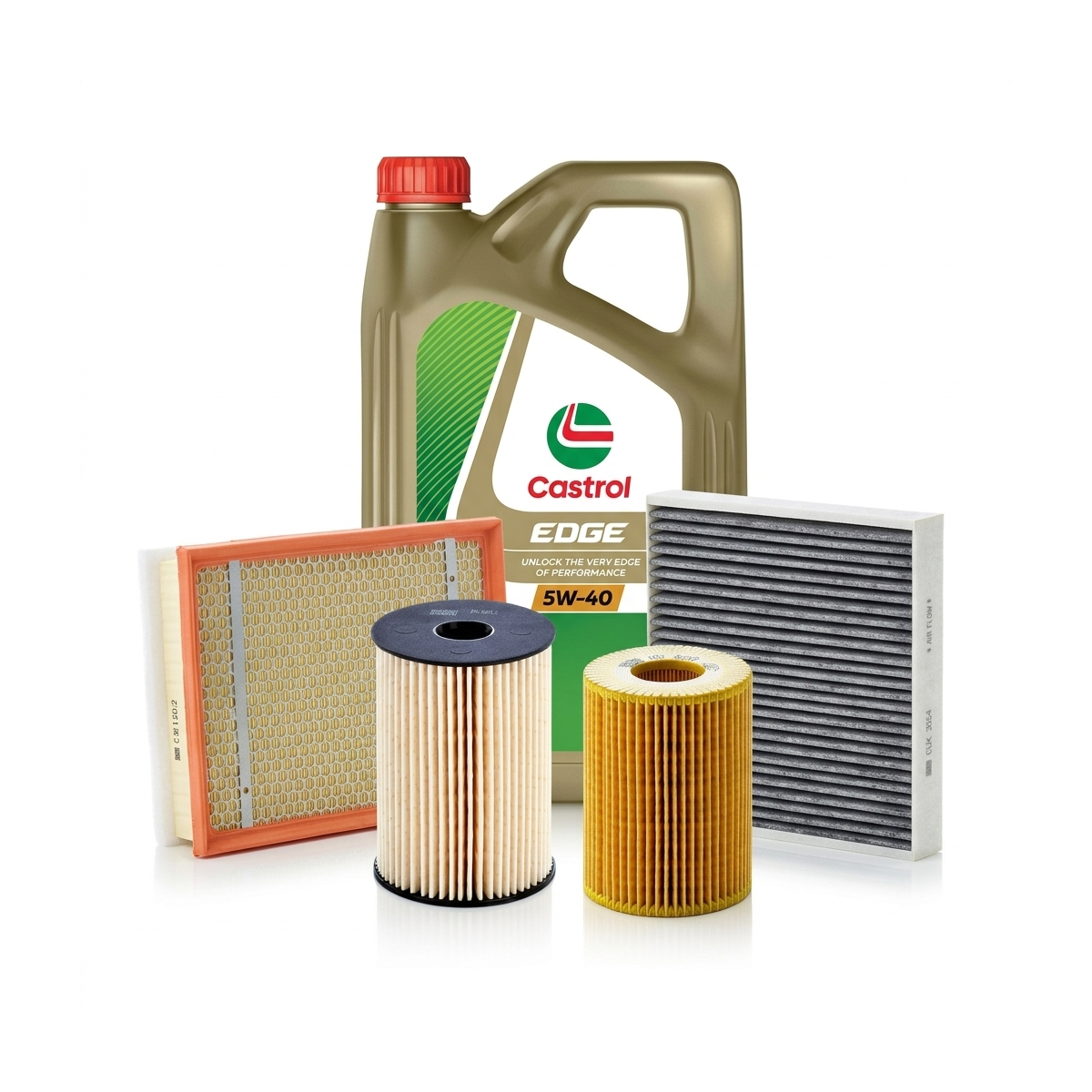 Kit revizie ulei Castrol EDGE 5W-40 + filtre Opel Astra H 1.7 CDTI 100 CP – MANN
