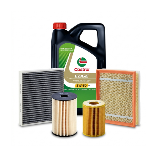 Kit revizie ulei Castrol EDGE 5W-30 LL + filtre Opel Astra H 1.7 CDTI 100 CP – MANN