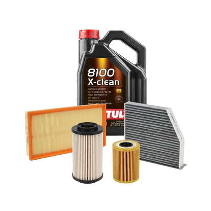 Kit revizie ulei Motul 8100 X-CLEAN 5W-40 + filtre Skoda Octavia 2 1.9 TDI 105 CP – Bosch