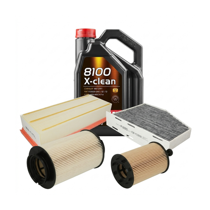 Kit revizie ulei Motul 8100 X-CLEAN 5W-40 + filtre Skoda Octavia 2 1.9 TDI 105 CP – PURRO