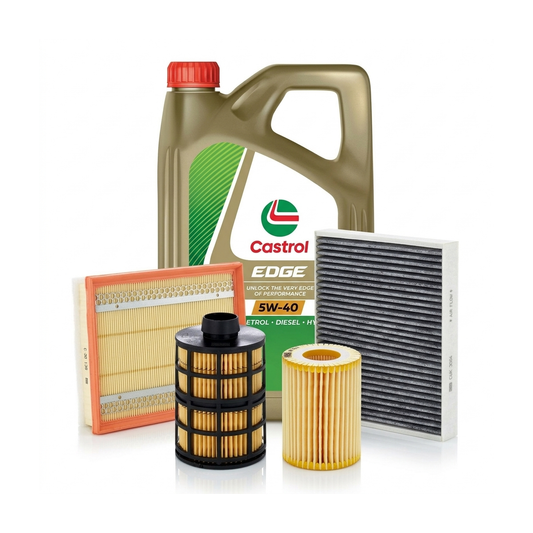 Kit revizie ulei Castrol EDGE 5W-40 + filtre Opel Astra H 1.9 CDTI 150 CP – MANN