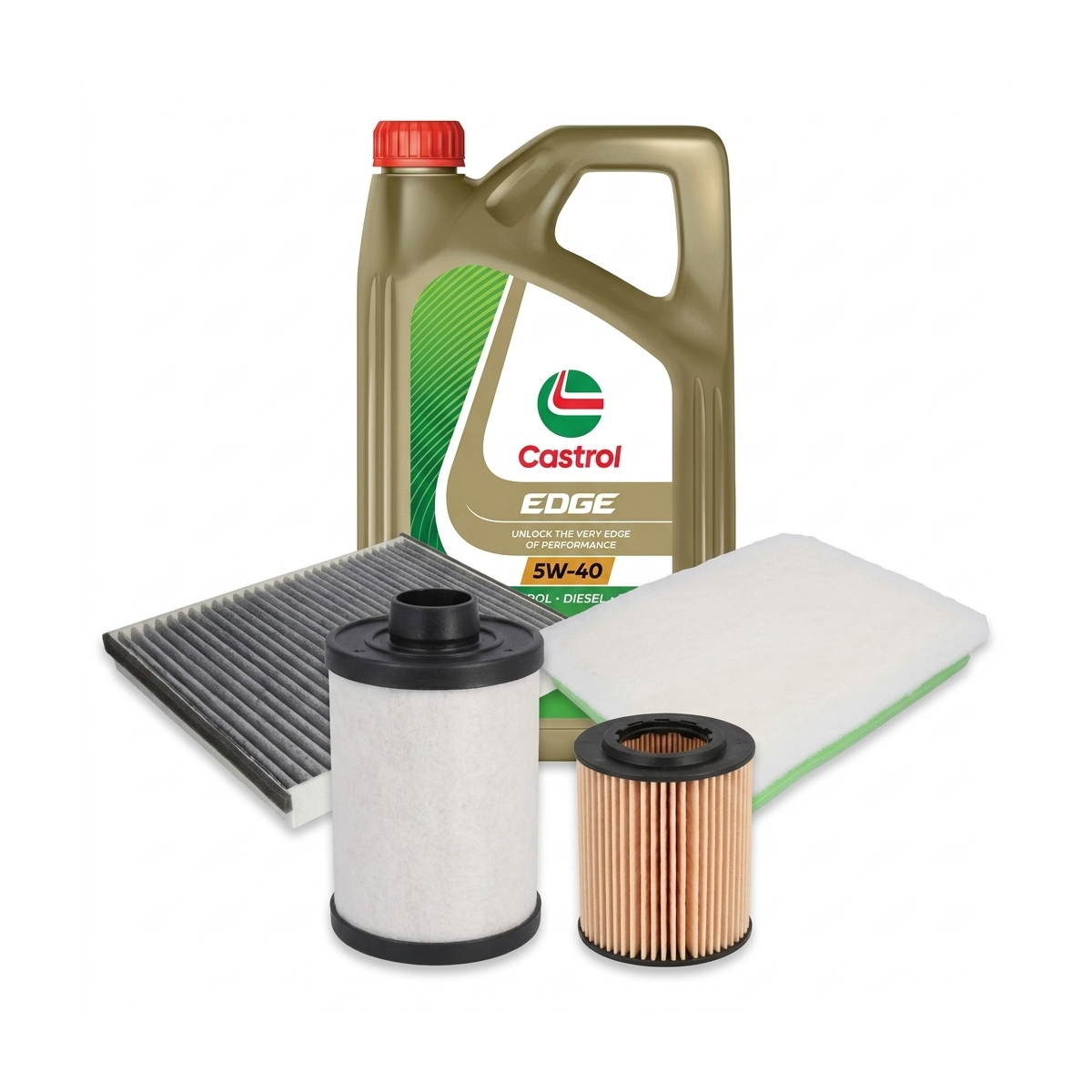 Kit revizie ulei Castrol EDGE 5W-40 + filtre Opel Astra H 1.9 CDTI 150 CP – PURRO