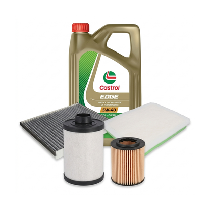 Kit revizie ulei Castrol EDGE 5W-40 + filtre Opel Astra H 1.9 CDTI 150 CP – PURRO