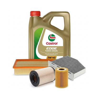 Kit revizie ulei Castrol EDGE Turbo Diesel 5W-40 + filtre VW Golf 5 1.9 TDI 90 CP – Bosch