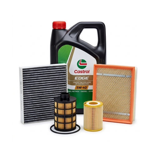 Kit revizie ulei Castrol EDGE 5W-40 + filtre Opel Astra H 1.9 CDTI 16V 120 CP – MANN