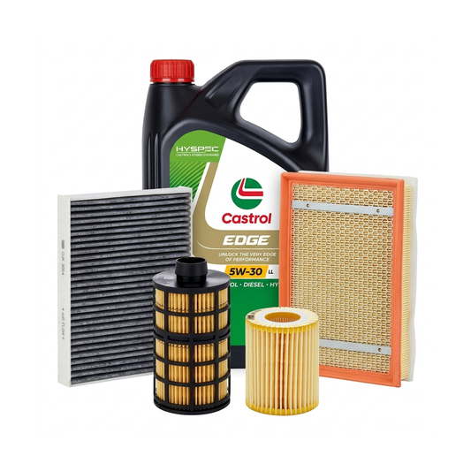 Kit revizie ulei Castrol EDGE 5W-30 LL + filtre Opel Astra H 1.9 CDTI 16V 120 CP – MANN