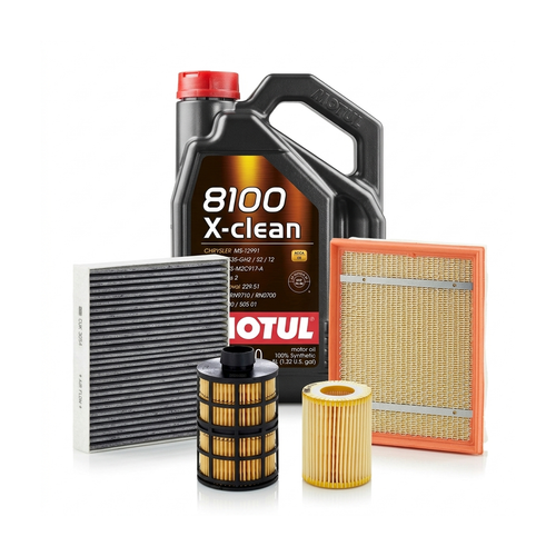 Kit revizie ulei Motul 8100 X-CLEAN 5W-40 + filtre Opel Astra H 1.9 CDTI 16V 120 CP – MANN