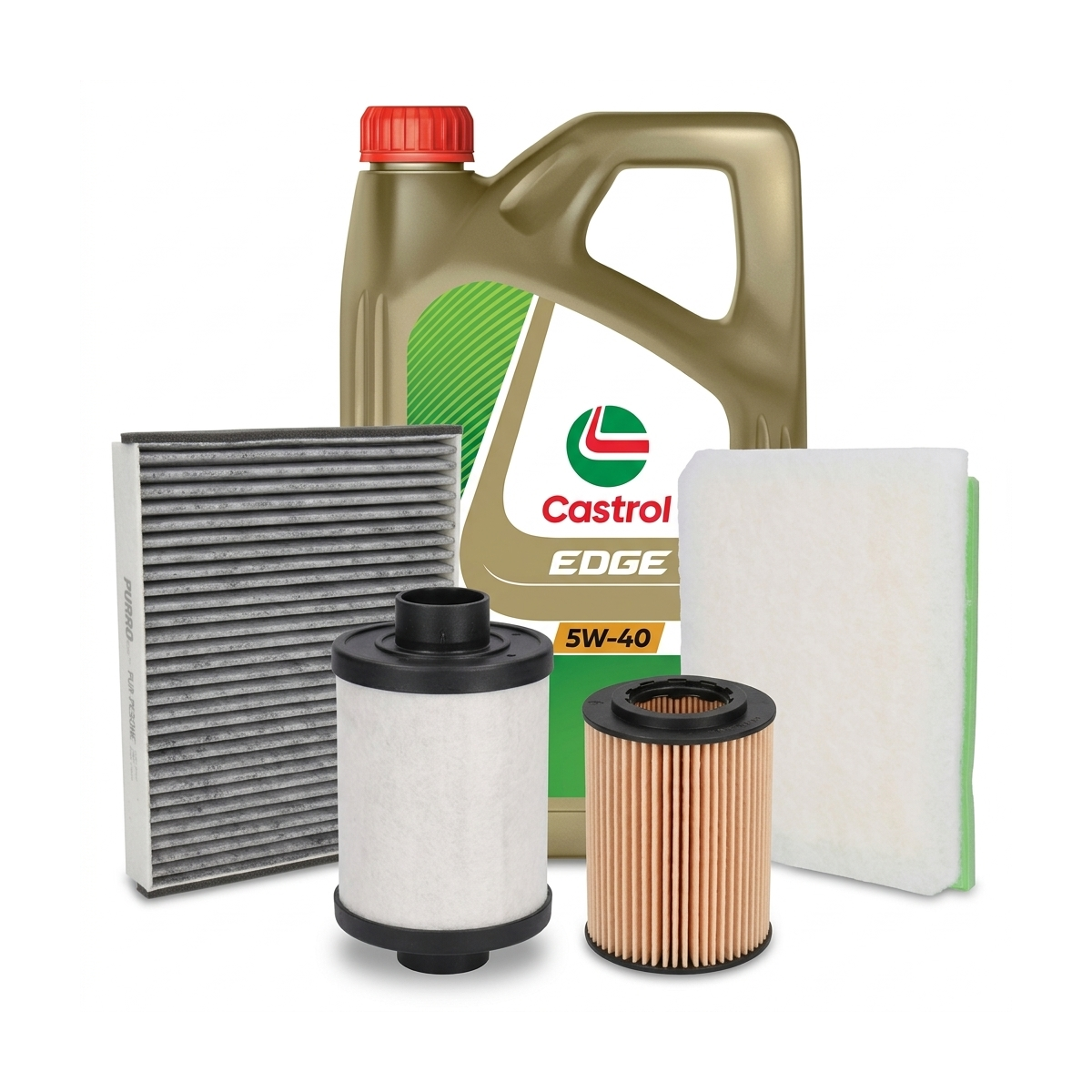 Kit revizie ulei Castrol EDGE 5W-40 + filtre Opel Astra H 1.9 CDTI 16V 120 CP – PURRO