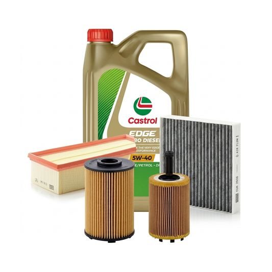 Kit revizie ulei Castrol EDGE Turbo Diesel 5W-40 + filtre VW Golf 5 2.0 TDI 16V 4motion 140 CP – MANN