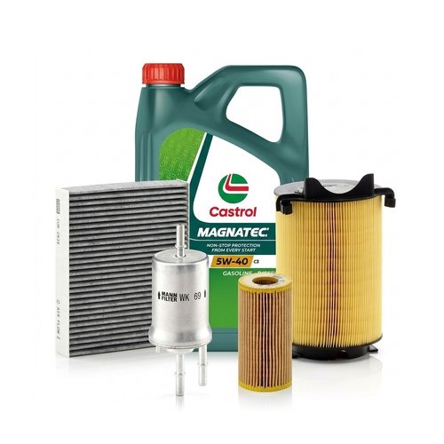 Kit revizie ulei Castrol MAGNATEC 5W-40 C3 + filtre VW Golf 5 2.0 FSI 4motion 150 CP – MANN