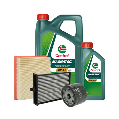 Kit revizie ulei Castrol MAGNATEC 5W-40 A3/B4 + filtre Renault Megane 2 2.0 16V Turbo 163 CP – PURRO