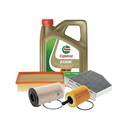 Kit revizie ulei Castrol EDGE 5W-40 + filtre VW Passat B6 1.9 TDI 105 CP – Bosch