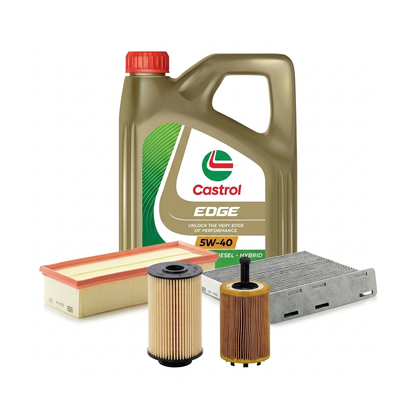 Kit revizie ulei Castrol EDGE 5W-40 + filtre VW Passat B6 2.0 TDI 16V 140 CP – MANN