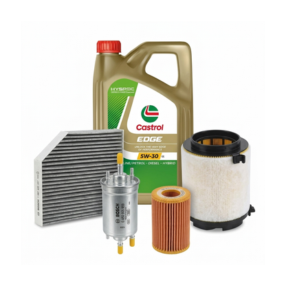 Kit revizie ulei Castrol EDGE 5W-30 LL + filtre VW Jetta 3 2.0 FSI 150 CP – Bosch