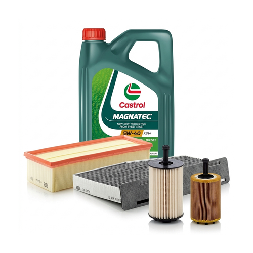 Kit revizie ulei Castrol MAGNATEC 5W-40 + filtre VW Touran 1T1/1T2 1.9 TDI 90 CP – MANN