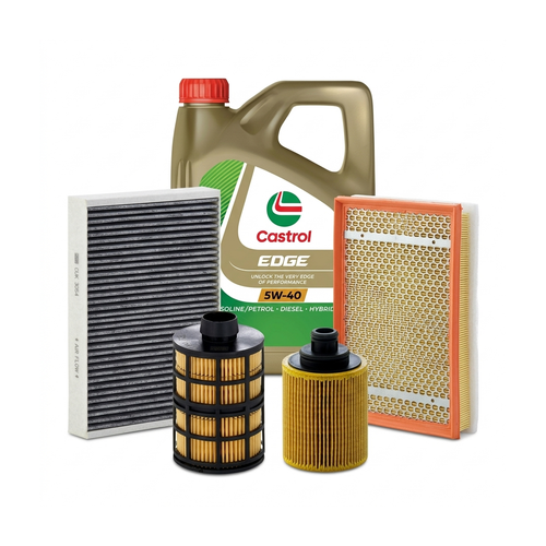 Kit revizie ulei Castrol EDGE 5W-40 + filtre Opel Astra H 1.3 CDTI 90 CP – MANN